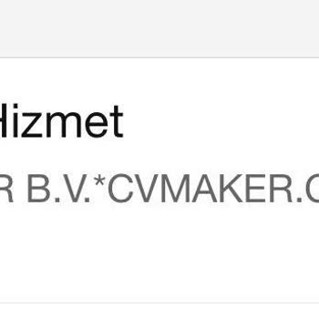 Cvmaker.com.tr Karttan İzinsiz Para Çekme