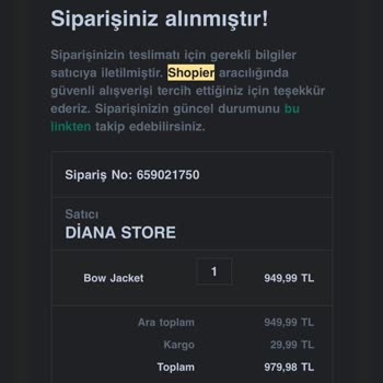 Shopier Üzerinden Aldığım Ceketin Yerine Sahte Saat Yollanması