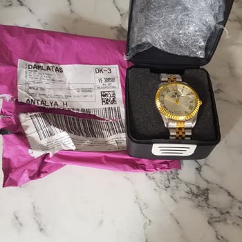 Shopier Deri Mont Yerinde Erkek Saat