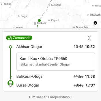 Kamil Koç Balıkesir Otogarına Unutuldum