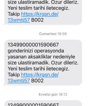 Kargom Sende Şikayet