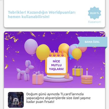 Yapı Kredi Bankası World Mobil'den Kazanılan World Para Puanları Yüklemiyor!