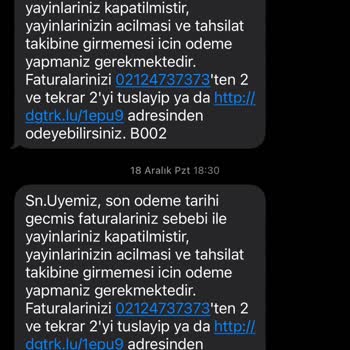 Türk Telekom Ve Digiturk Fatura Sorunu