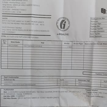 Bosch Yanlış Ürün Gönderimi Ve İlgisizliği