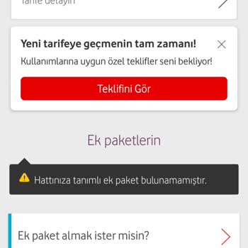 Vodafone Yanımdadan Paket Yükledim Ama Paketim Gelmedi