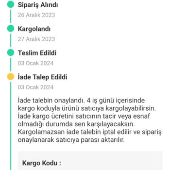 Dolap İadelerinde Kargo Ücreti Alıcıdan İstiyor