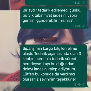 YKM Tedarik Edilemeyen Ürünler İçin İade Talebiyle İlgili Muhatap Arayışı
