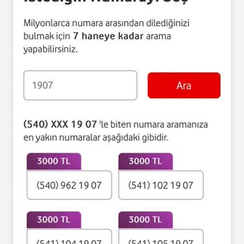Vodafone Özel Numara Hizmetindeki Fiyat Artışı Şikayeti