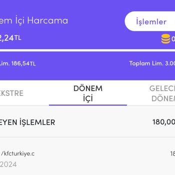 KFC Sipariş Oluşturmadan Kartımdan Para Çekti