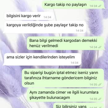Mama.vet Mama. Vet Kargo Ve İletişim Sorunu