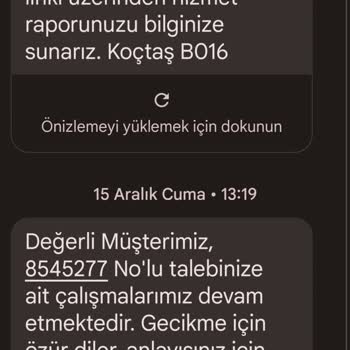 Koçtaş'tan Aldığım Üründe Hasar Problemi Ve İlgisizlik