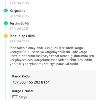 Dolap Eksik Ürün Geldi, Kargo Ücretini Kimse Karşılamıyor