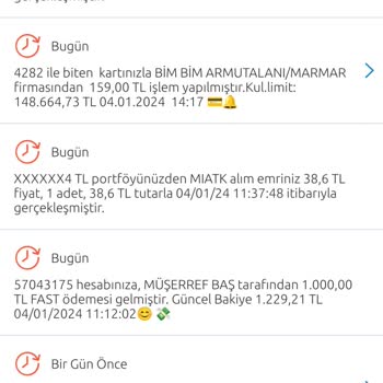 Yapı Kredi Bankası Hisse Senedi Hesabımdan Fazla Param Çekilmiştir.