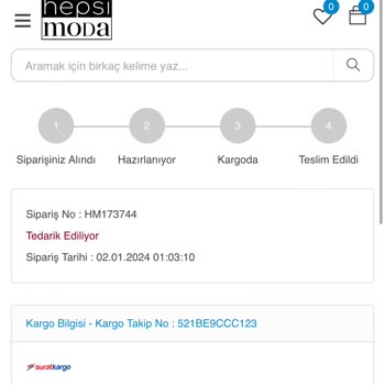 Hepsi Moda Pişmanlığı, Ürünleri Kargolamıyor