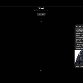 Parivya Geri Dönüş Alamıyorum