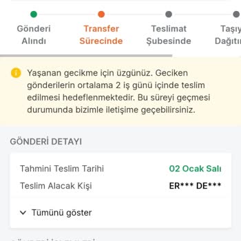 Trendyol Express Trendyol Expres Kargo Sorumsuzluğu