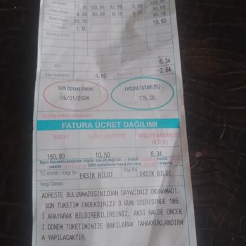 BUSKİ Sayaç Okuması Yapılmıyor