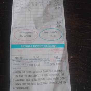 BUSKİ Sayaç Okuması Yapılmıyor