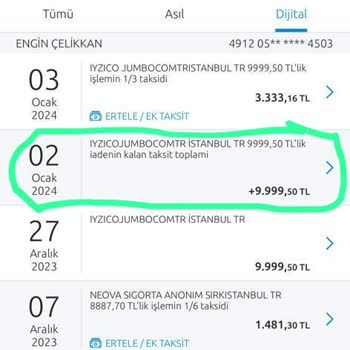 Jumbo Ücret İadesi Sorunu