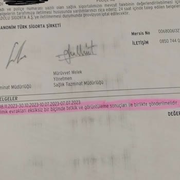 Anadolu Sigorta Tamamlayıcı Sağlık Sigortası Ameliyat Onayı Vermiyor