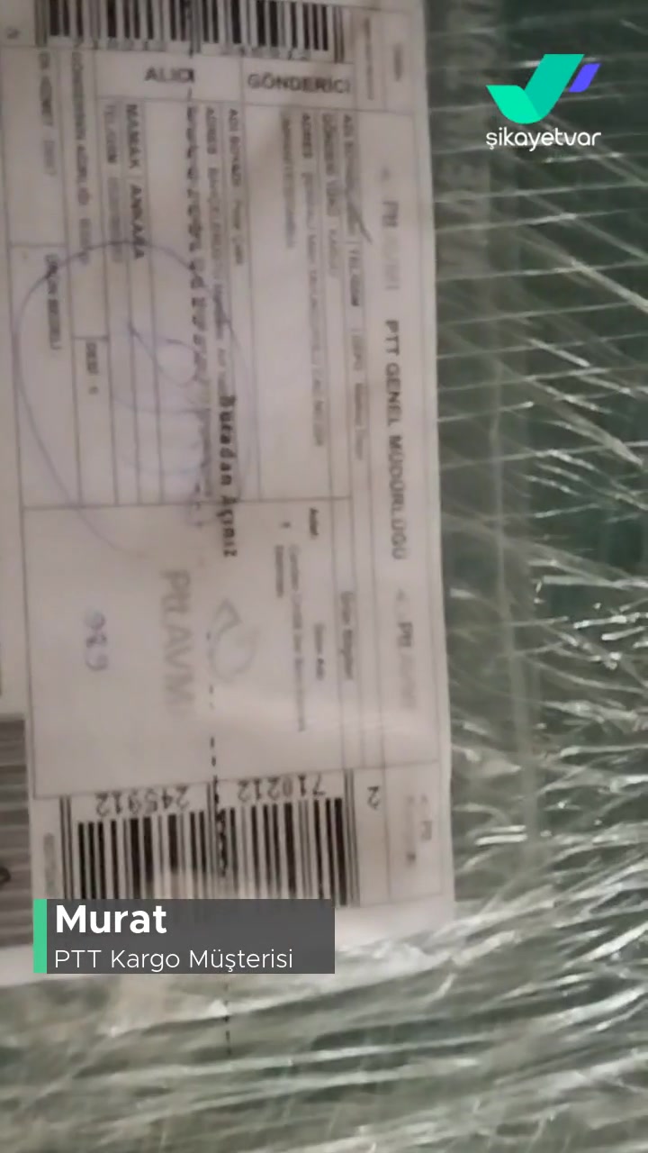PTT Kargo Dağıtım Görevlisi Ben Evde Olduğum Halde Kolimi Eve Getirmemiştir videonun kapak resmi