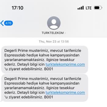 Türk Telekom Taahhütlü Paketin Prime Kapsamından Çıkarılması Ve Bilgilendirme Eksikliği