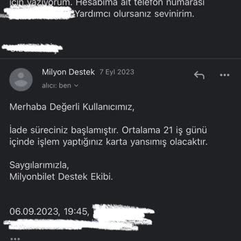 Milyon Bilet Para İadesi Yapmamak İçin Oyalıyor!