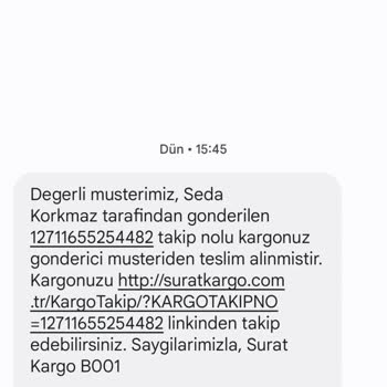 Sürat Kargo Maltepe Aktarma Kargo Kaybolma