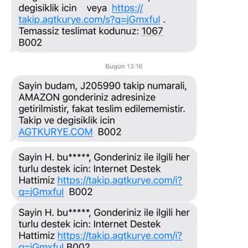 Amazon Ve AGT Kargo İletişimsizliği İle Kaybolan Paketim