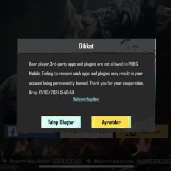 PUBG (Pubgmobile.com) Hesabımın Kurtarılmasını İstiyorum