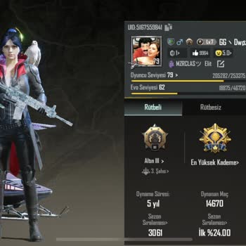 PUBG (Pubgmobile.com) Hesabımın Kurtarılmasını İstiyorum