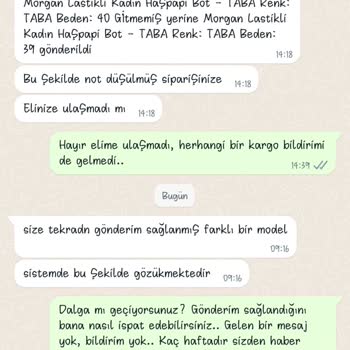 Selin Shoes Siparişimdeki Ürün Eksikliği Ve Müşteri Hizmetleri Sorunları