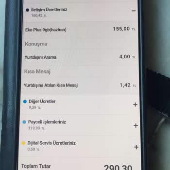 Turkcell Faturasına Yansıtılan Haksız Paycell Ücreti