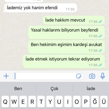 Shopier Üzerinden Aldığım Ayakkabıda Defo Nedeni İle İade Etme İsteği