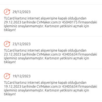 CV Maker Hesabımdan Para Çekmeye Çalışıyor