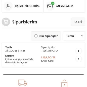 Bernardo Yanlış Ürün Teslimi Ve İade Almama