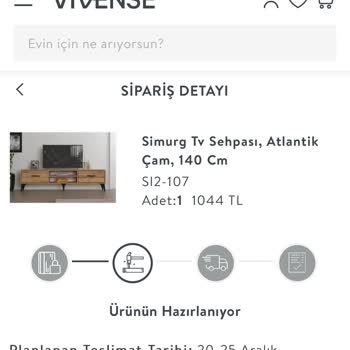 Vivense Siparişimin Teslimatı Yapılmıyor