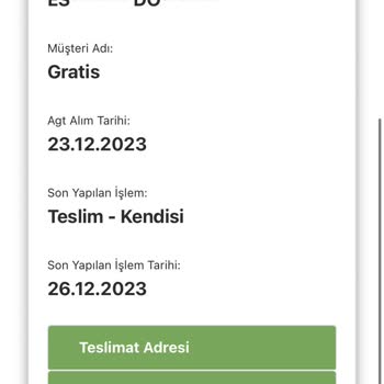 AGT Kurye (aynigunteslim.com) Kargom Elime Ulaşmadı