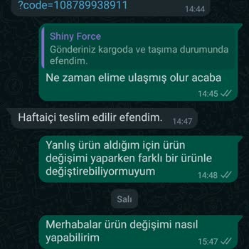 Shiny Force İade İşlemi İçin Yardım Talebi