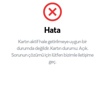 Papara Kart Aktif Edemiyorum