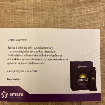 Kyani Türkiye Sunrise Eksik Ürün