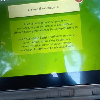 Garanti BBVA Kartınız Alıkonulmuştur Paramın İadesini İstiyorum