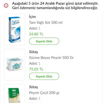 Mopaş Sipariş İptalinin Ödemesini Yapmadı