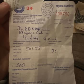 Türk Polis Teşkilatı Güçlendirme Vakfı Yeniköy'de Usulsüz Otopark Cezası