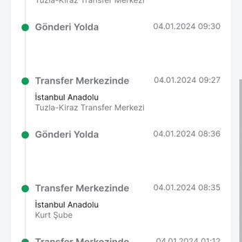 Trendyol Tuzla-Kiraz Transfer Merkezine Gidip Gelen Kargo!