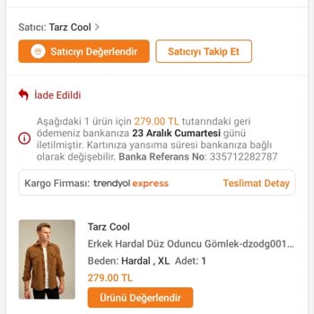 Tarz Cool Firmasından Şikayetçiyim