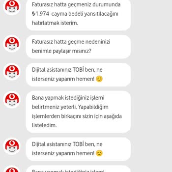 Vodafone Tutarsızlığı! Ve Tobiyi İstemiyorum