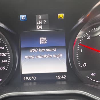 Mercedes 800 Km Marş Mümkün Değil