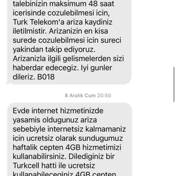 Turkcell Superonline Ev İnterneti Kesinti Problemi