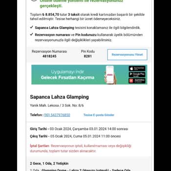 Otelz Sapanca Bungalov Hayal Kırıklığı